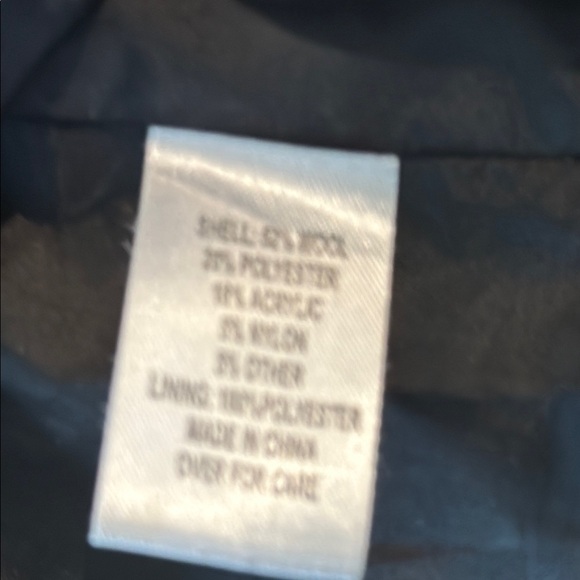 MARVIN RICHARDS NEW YORK Women's Black Double-Breasted wool blend Coat sz 1x - Picture 6 of 6